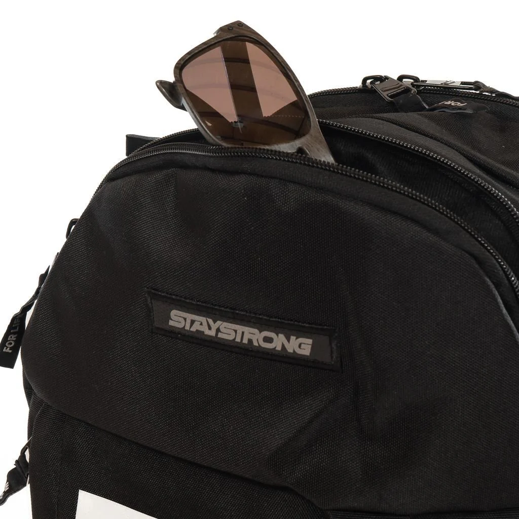 Stay Strong V2 Word Backpack - Black - Image 4